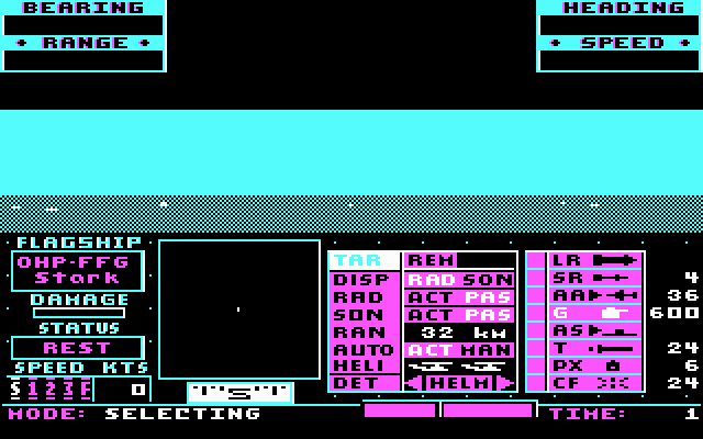 Strike Fleet screenshot 3 for Amiga